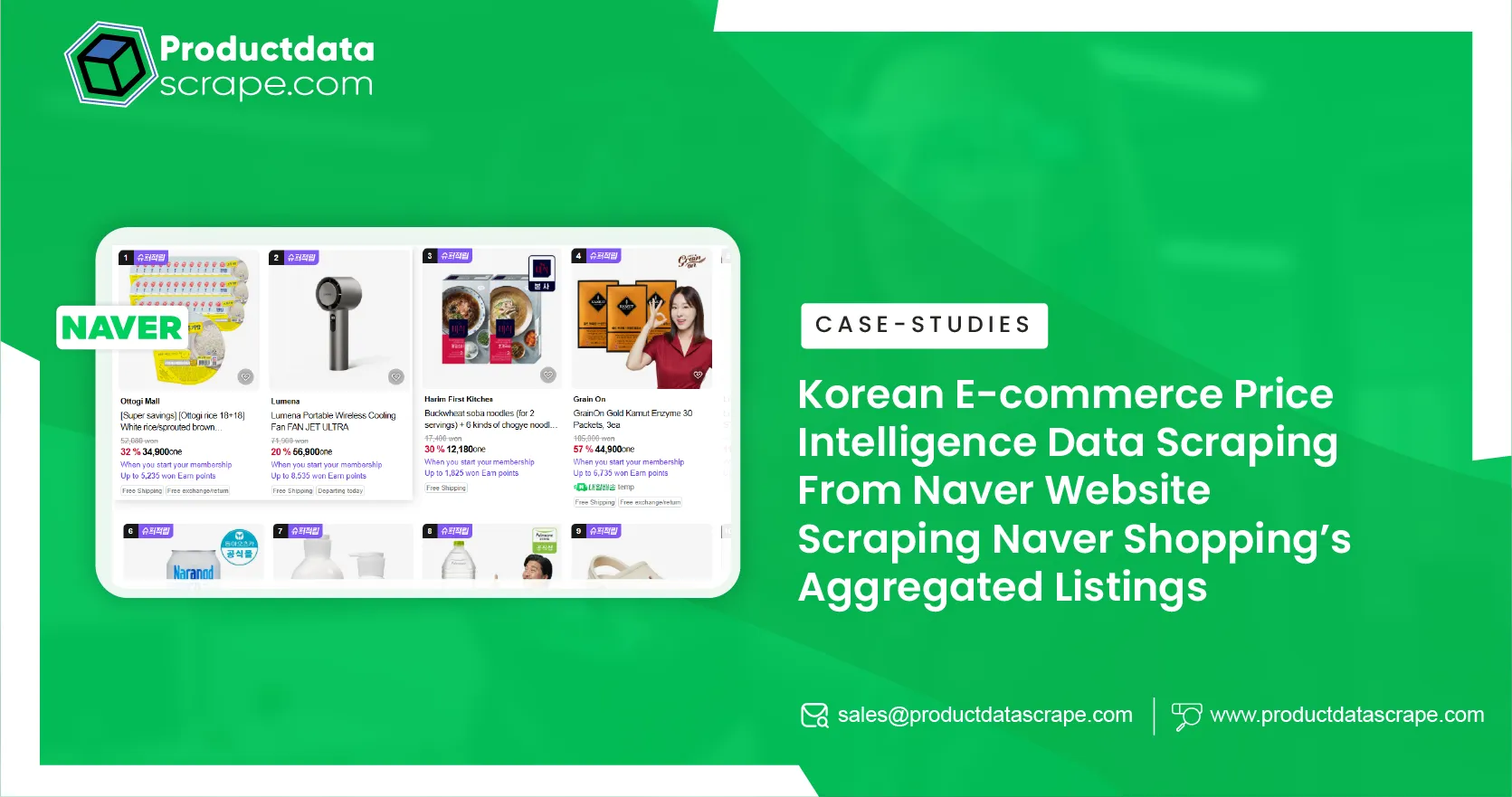 Korean E-commerce Price Intelligence Data Scraping From Naver Website-01
